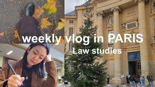 weekly vlog  Paris 1 Panthéon-Sorbonne Law School 파리 소르본 법대