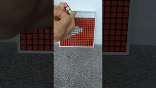 YouTube Logo Rubix Cube Art #cube #puzzle #rubixcube #cubeart #art