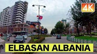 ELBASAN ALBANIA - DRIVING REAL-TIME [4K 120fps]