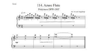 【Pokémon DPPt】 Azure Flute (Piano Sheets)