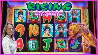 Handpay and a Shaker Triple Fortune Dragon Rising!