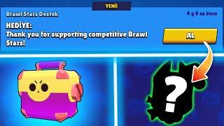 BRAWL STARS DESTEK NADİR HEDİYE GÖNDERDİ | YENİ ÜCRETSİZ ÖDÜLLER | YENİ MEGA KUTU