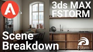 Scene Breakdown - Kitchen - 3ds Max FSTORM