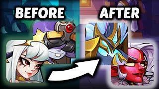 How to change from ELOISE to a Transcendence Team in IDLE HEROES