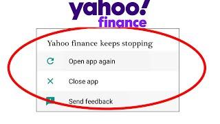 How to Fix Yahoo Finance App Keeps Stopping Error in Android & Ios