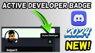 How to get Active Developer Badge on Discord! (With Proof)