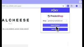 How to Import Products from PrestaShop to Your Shopify Store Using POKY | Fast & Easy