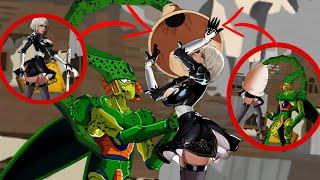 CELL TRIES TO ABSORB ANDROID 2B FROM NIER AUTOMATA |  DRAGONBALL SPARKING ZERO