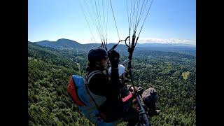 Tandem Paragliding from Poo Poo Point near Isaquah, Washington - 23 June 2023