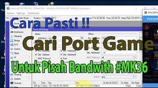 Cara Cari Port Game Mobile Legend Untuk pisahkan Bandwith #Part1  #MK36