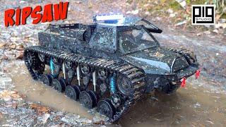 WORLD'S MOST DESIRED LUXURY SUPER TANK GETS DIRTY! "RIPSAW" EV1 | RC ADVENTURES