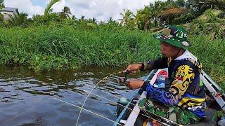 Awal tahun 2025 Pesta Strike Udang Galah Ketika Air Mulai Surut