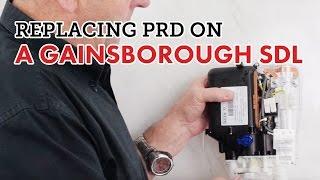 How to replace a pressure relief device (PRD) on a Gainsborough SDL electric shower.
