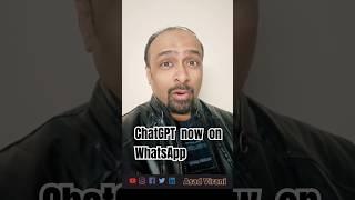 ChatGPT now on WhatsApp. Here's how you can use it