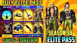 July Elite Pass Free Fire 2021 | Free Fire Season 38 Elite Pass Full Review | July Elite Pass 2021