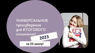 Итоговое сочинение на основе ОДНОГО произведения за 25 минут!