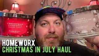 Homeworx by Slatkin + Co. Christmas in July Haul