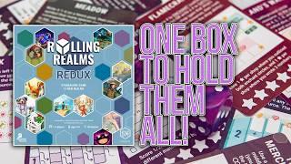 Rolling Realms Redux | A Living Roll & Write Board Game Celebration | Board Game Review