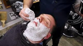 The Perfect Shave with a Straight Razor *ASMR*  No Music, No Talking