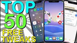 Top 50 NEW Cydia Tweaks FREE iOS 14  MUST HAVE FREE Tweaks 