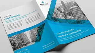 Corporate Bi-Fold Brochure Brochure Template