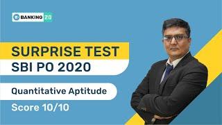 SURPRISE TEST FOR SBI PO 2020 | SBI PO PRELIMS PREPARATION | ENTRI APP BANKING