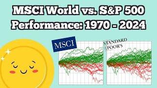 MSCI World vs. S&P 500 von 1970 bis 2024: Jährliches Wachstum im Vergleich