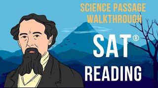 Science Passage walkthrough - SAT Reading  Practice and Tips