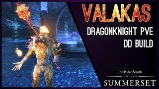 Magicka Dragonknight Build PvE "Valakas" - Summerset Chapter ESO