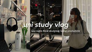 uni study vlog  late night 3 AM studying, being productive, electrical engineering labs