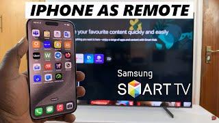 How To Use iPhone as Samsung Smart TV Remote