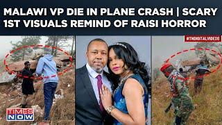 Malawi Vice-President, 9 Killed In Plane Crash| 1st Visuals Remind Of  Raisi| What Led To Tragedy?