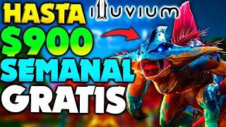 ILLUVIUM GANA DINERO GRATIS   DESDE 8 HASTA 900 DOLARES SEMANALES  ILLUVIUM