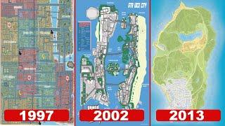 A Grand Tour of GTA Map Evolution