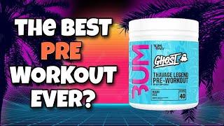 CBUM x RAW Nutrition Thavage x Ghost Legend Miami Vice PRE WORKOUT COLLAB REVIEW