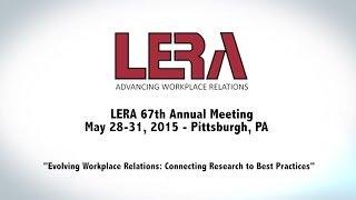 Lois Gray on LERA 2015