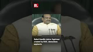 Rahul Gandhi now claims Agniveer scheme was a creation of RSS