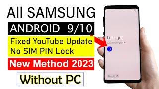 All Samsung ANDROID 9/10  Google/FRP Bypass  2023  - (without computer)