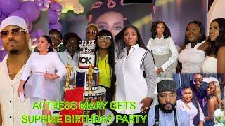 Mary Njoku 40th Birthday Party Suprise By Mercy Johnson,Chinenye Nnebe,Mike Ezuruonye Stan Nze More