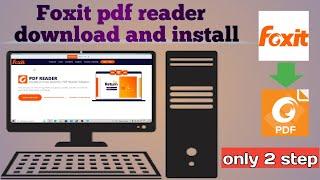 How to download and install foxit pdf reader || Foxit pdf reader download and install kaise kare