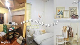 EXTREME ROOM MAKEOVER  + Affordable Shopee Finds (as low as 25 pesos!) | Philippines