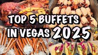 TOP 5 BUFFETS in Las Vegas 2025 Revealed