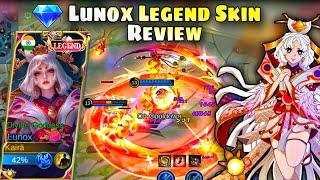 LUNOX LEGEND SKIN REVIEW!NEW EMBLEM & BUILD REVEAL