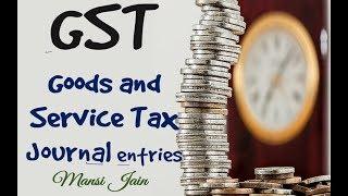 GST Accounting entries for class 11th Accounts - Intra state purchase and sale entries | GST Entries