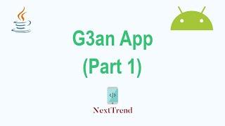 G3an App (Part 1)