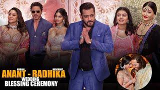 Salman Khan, Shahrukh Khan, Aishwarya Rai Bachchan, Aaradhya at AnantRadhika Blessing Ceremony