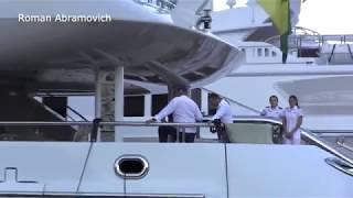 New Yacht Roman Abramovich tour in Monaco Time