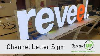 Channel Letter Sign - Manufacturing Process at BrandUP