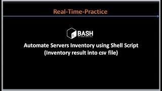 Complete Shell Scripting on Udemy | Automate Servers Inventory using Shell Script