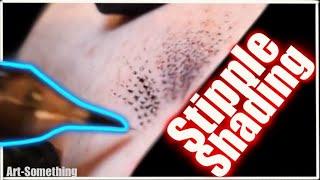 Tattooing for beginners: STIPPLE SHADING TECHNIQUE EXPLAINED , (on real skin and fake skin!) 